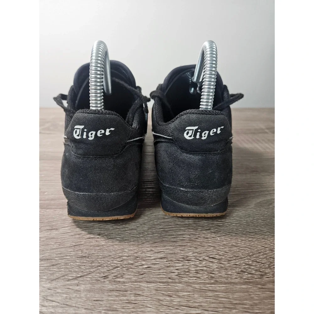 Onitsuka Tiger Ultimate 81 Black Gum Sneakers Mens 6.5 Womens 8 D626N Low Top